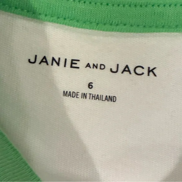 NWT- Janie and Jack Tahoe Ski Club RaglanTee - Picture 6 of 8